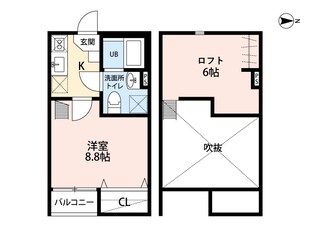 太子堂駅 徒歩7分 2階の物件間取画像